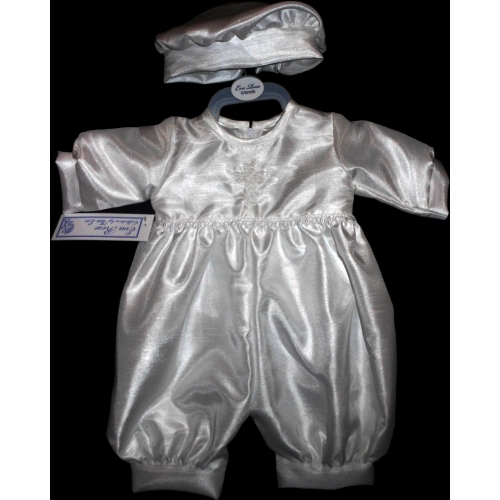 Cross Romper with matching hat                       cross1